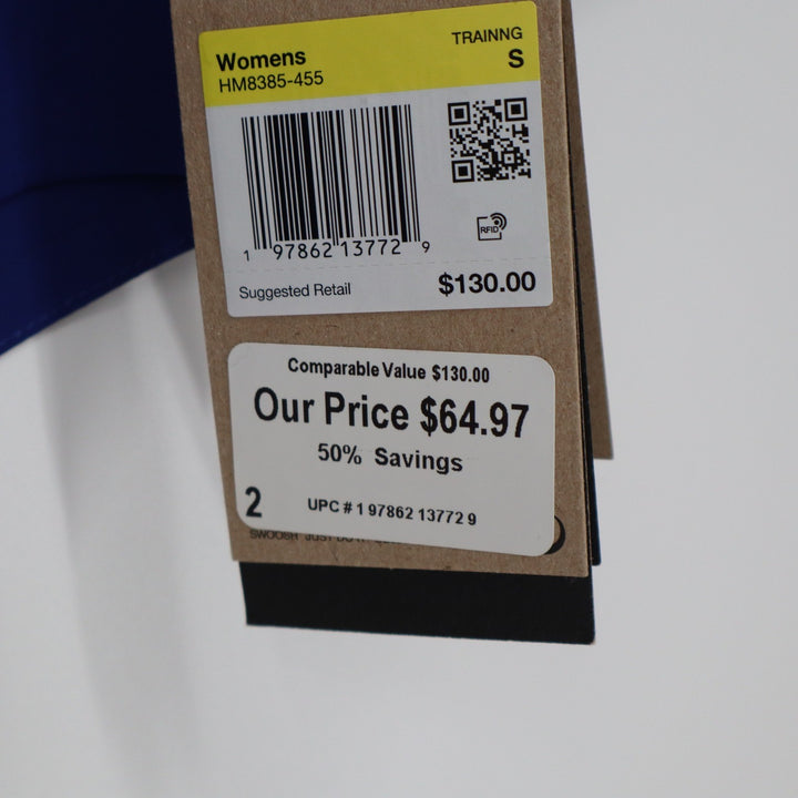 Nike 24.7 Dri-FIT Womens Royal Blue Snap Button Up Top Small NEW