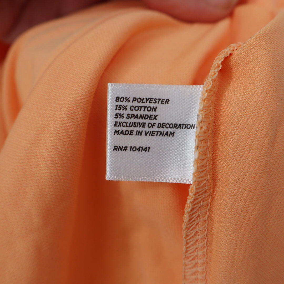 Walter Hagen Performance 11 Womens Sleeveless Golf Polo Shirt Peach Orange XS