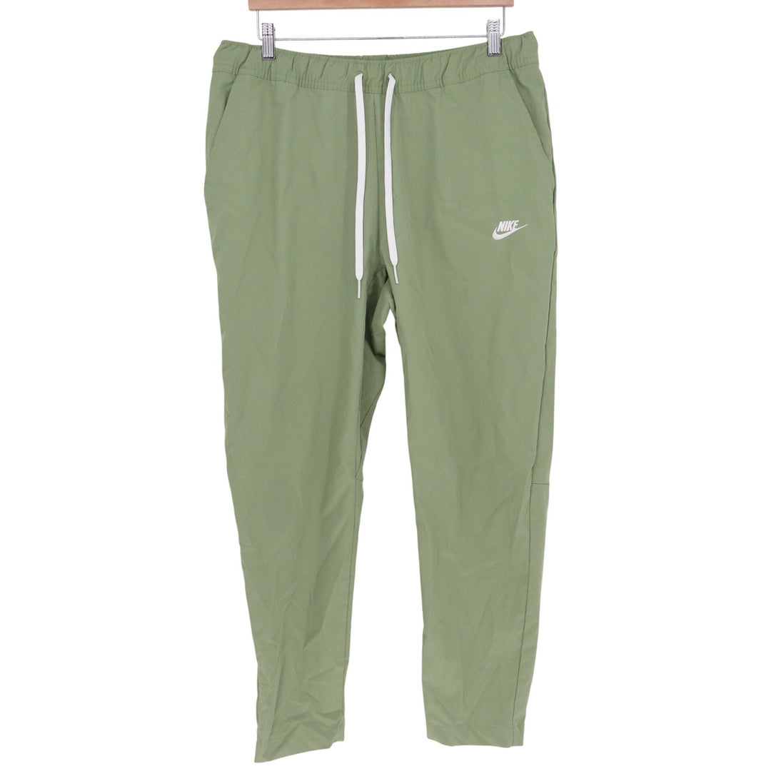 Nike Mens Woven Tapered Jogger Pants Sage Green Embroidered Logo Size L