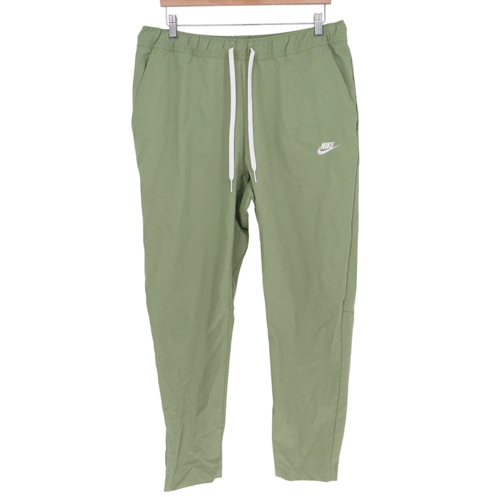 Nike Mens Woven Tapered Jogger Pants Sage Green Embroidered Logo Size L