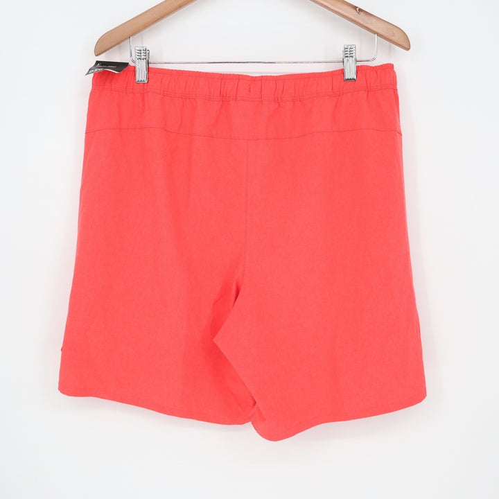 DSG Mens Agility Short 8 Inch Cabana Coral Heather Orange Training L
