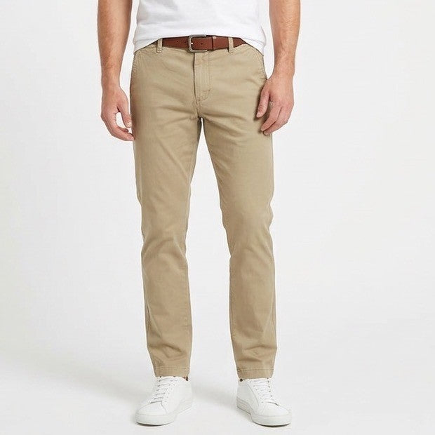 Lee Extreme Chino Pants Mens 30x32 Khaki Cotton Stretch Slash Pockets Straight
