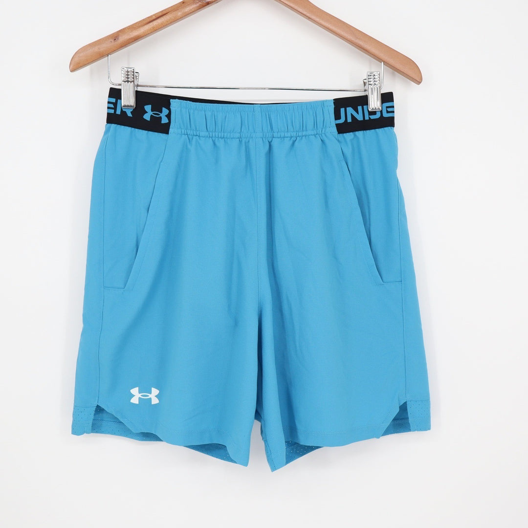 Under Armour Mens Vanish Woven 6in Shorts Blue Black Small NWT Snag