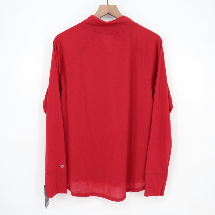 Colosseum Harvard University Athletics Womens XL Quarter Zip Pullover Red