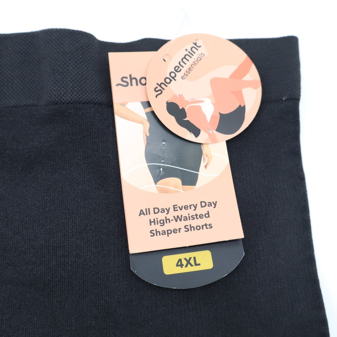 Shapermint Essentials All Day Every Day Shaper Shorts Women 4XL Black High-Waist
