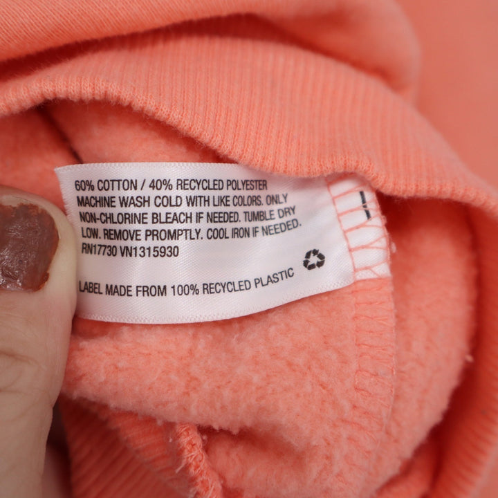 Wild Fable Peach Cropped Crewneck Sweatshirt XL Solid Coral Fleece Pullover