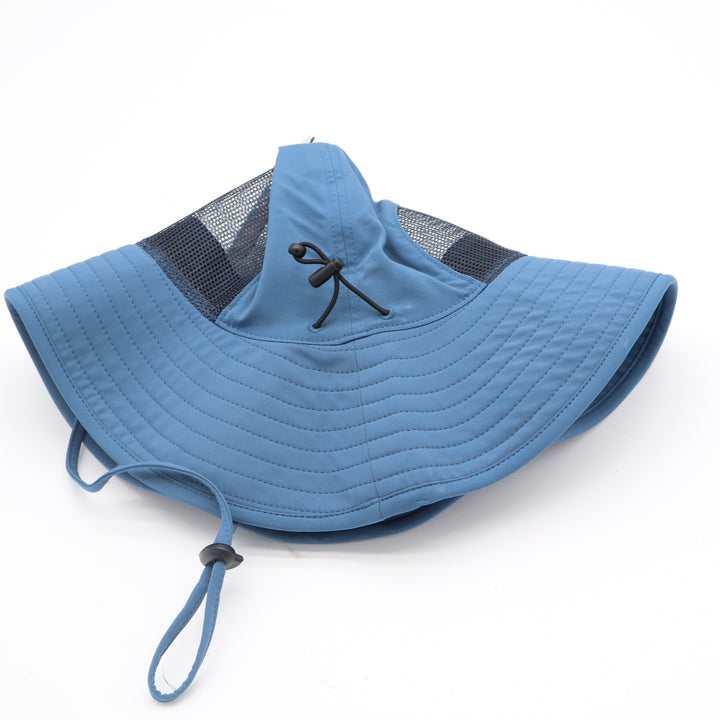 Salt Life Mens Atlantic Blue Boonie Sun Hat Mesh Performance Fishing NEW