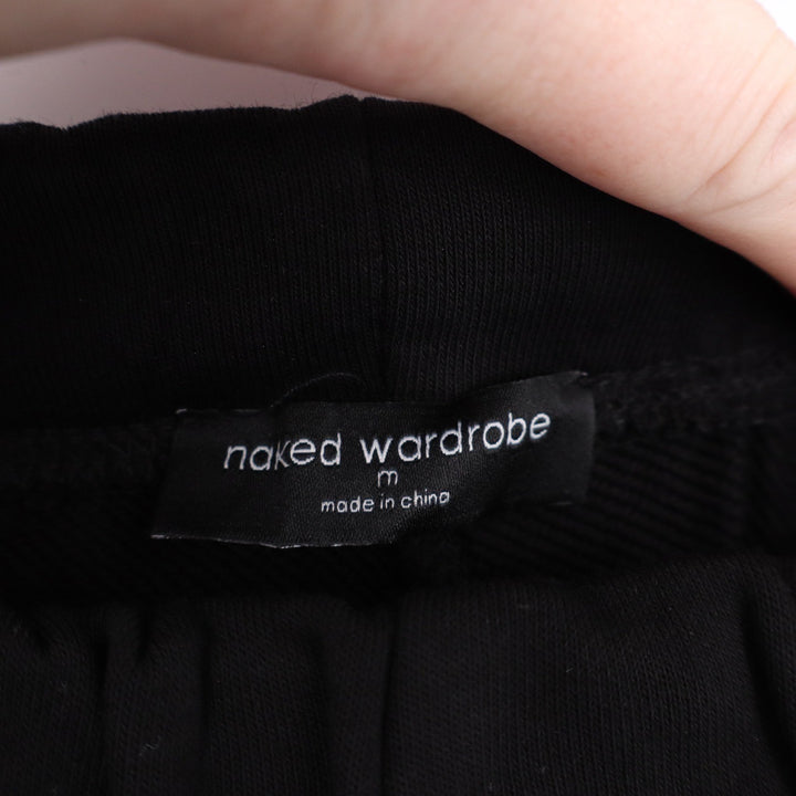 Naked Wardrobe Black Sweatshirt and Sweatpants Lounge Set Medium