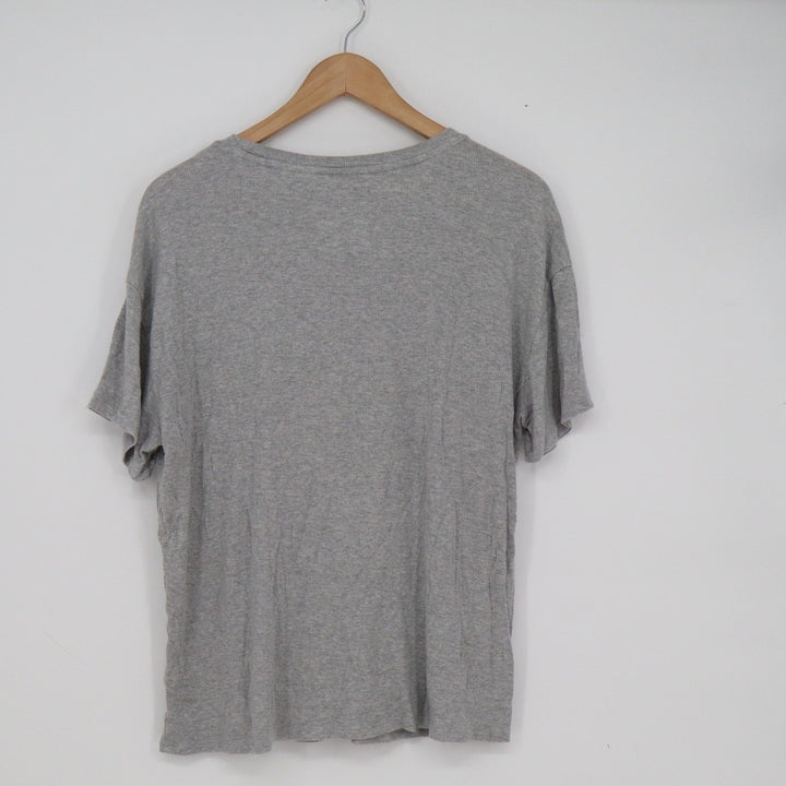 State of Day Intimates Women Gray Modal Blend Pocket Lounge Tee Shirt Size M