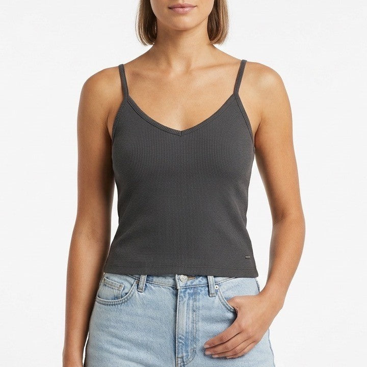 American Eagle Outfitters Soft & Sexy Tank Top Womens S Black Spaghetti Strap