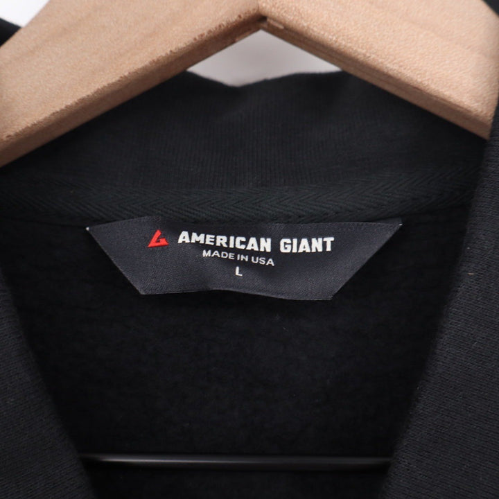 American Giant Men's Fleece Bomber Jacket Size L Made in USA