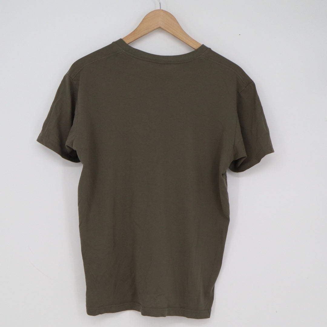 Uniqlo Dry Crew Neck T-Shirt Mens Medium Olive Green Short Sleeve