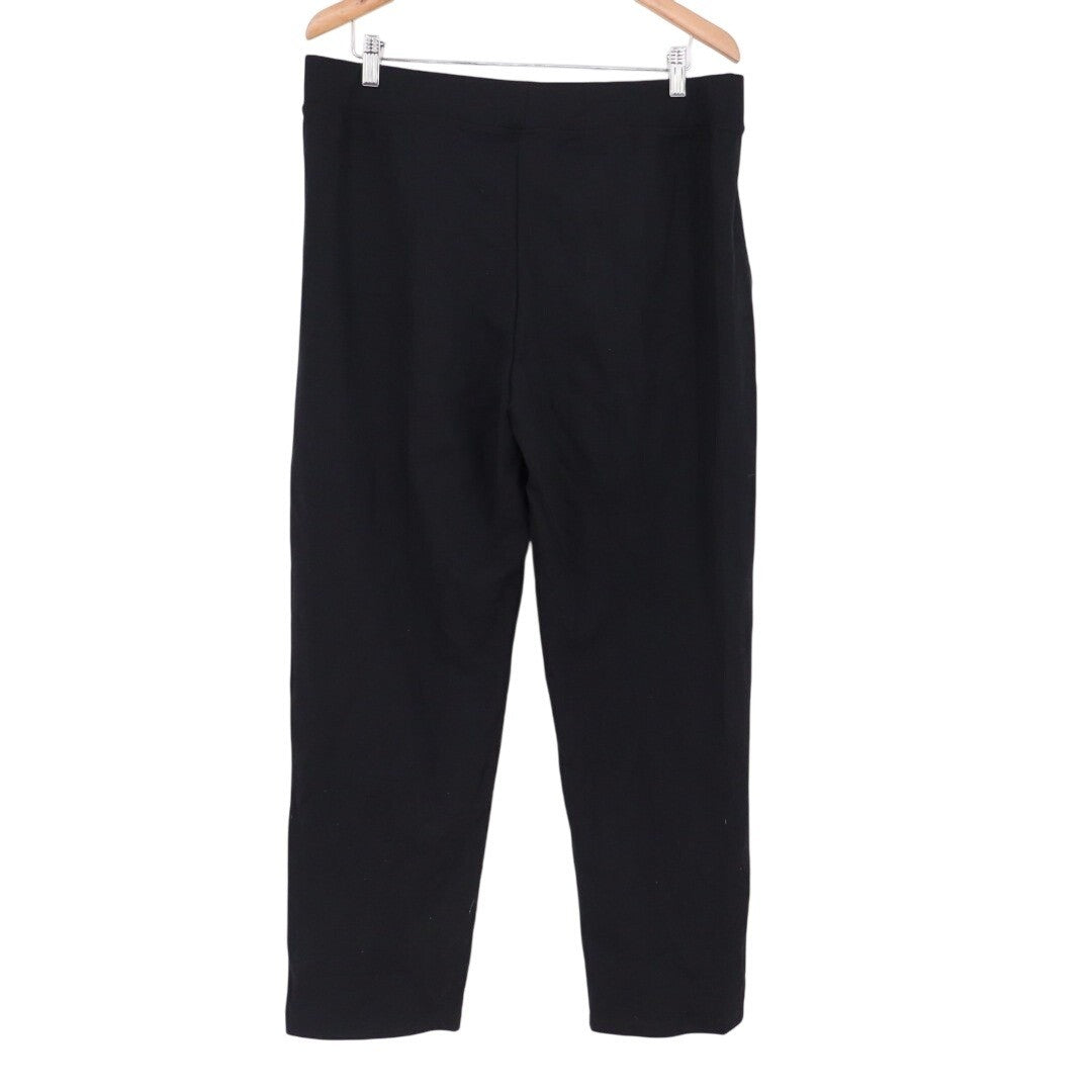 American Giant Pointe Straight Pants Women's 2XL Black Made in USA