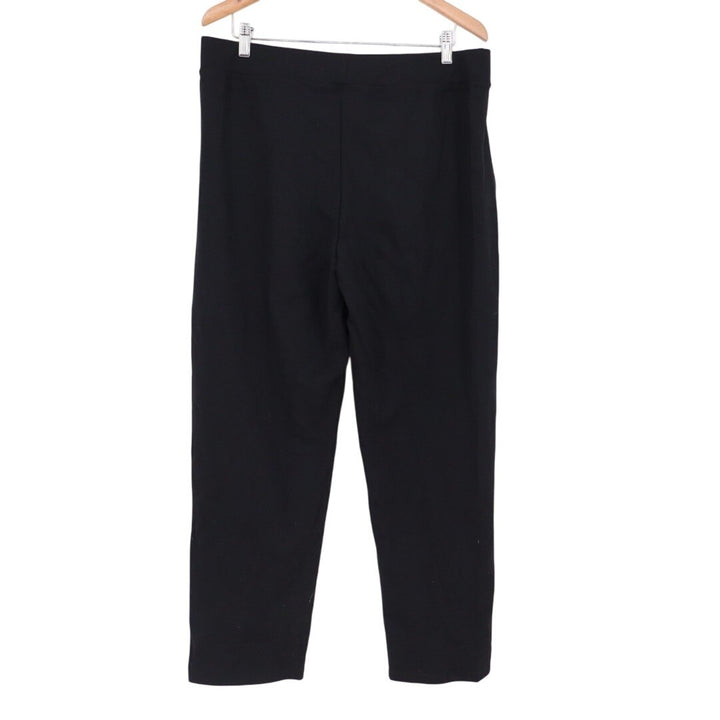 American Giant Pointe Straight Pants Women's 2XL Black Made in USA