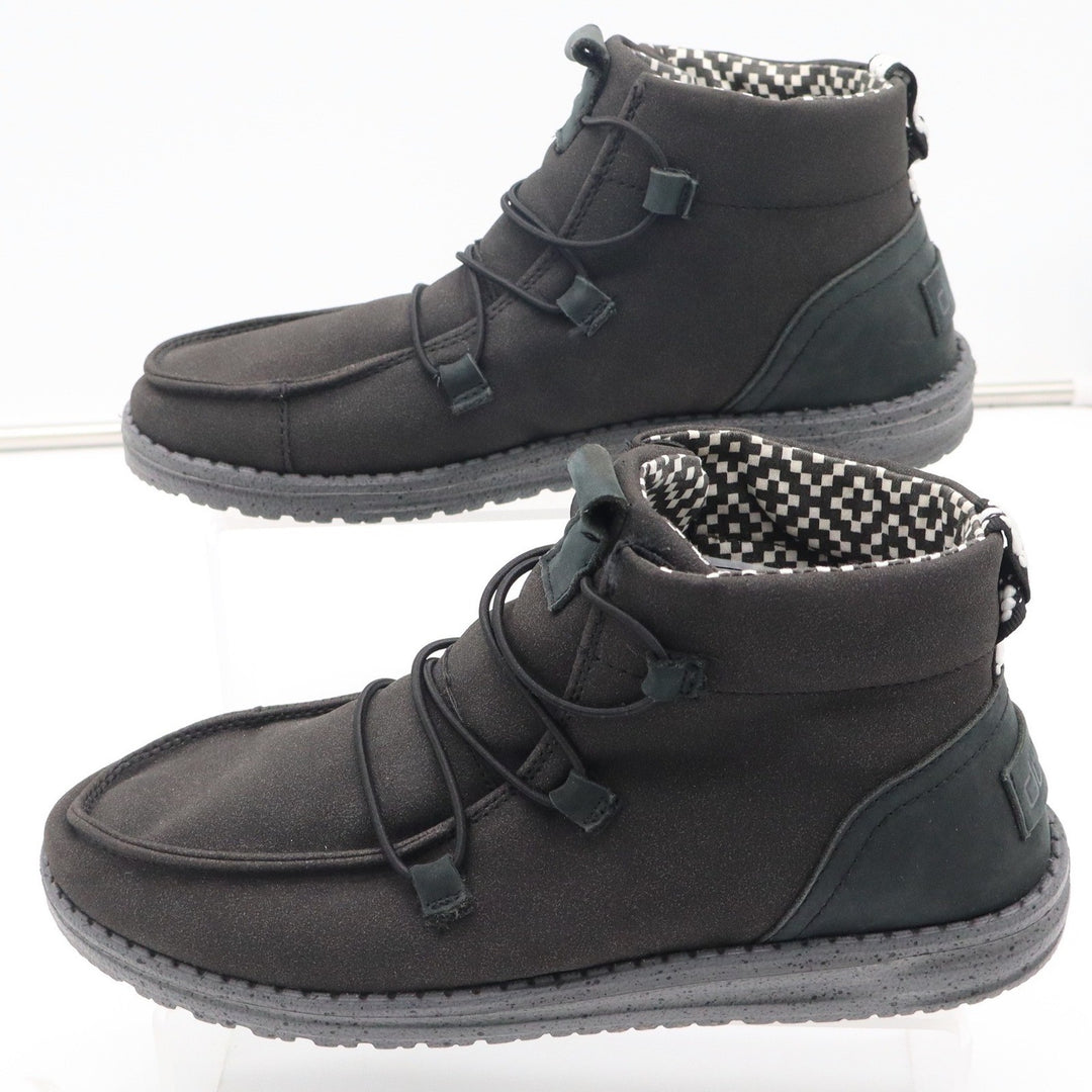 Hey Dude Lea Carbon Grey Ankle Chukka Boots Womens Size 8 Slip On