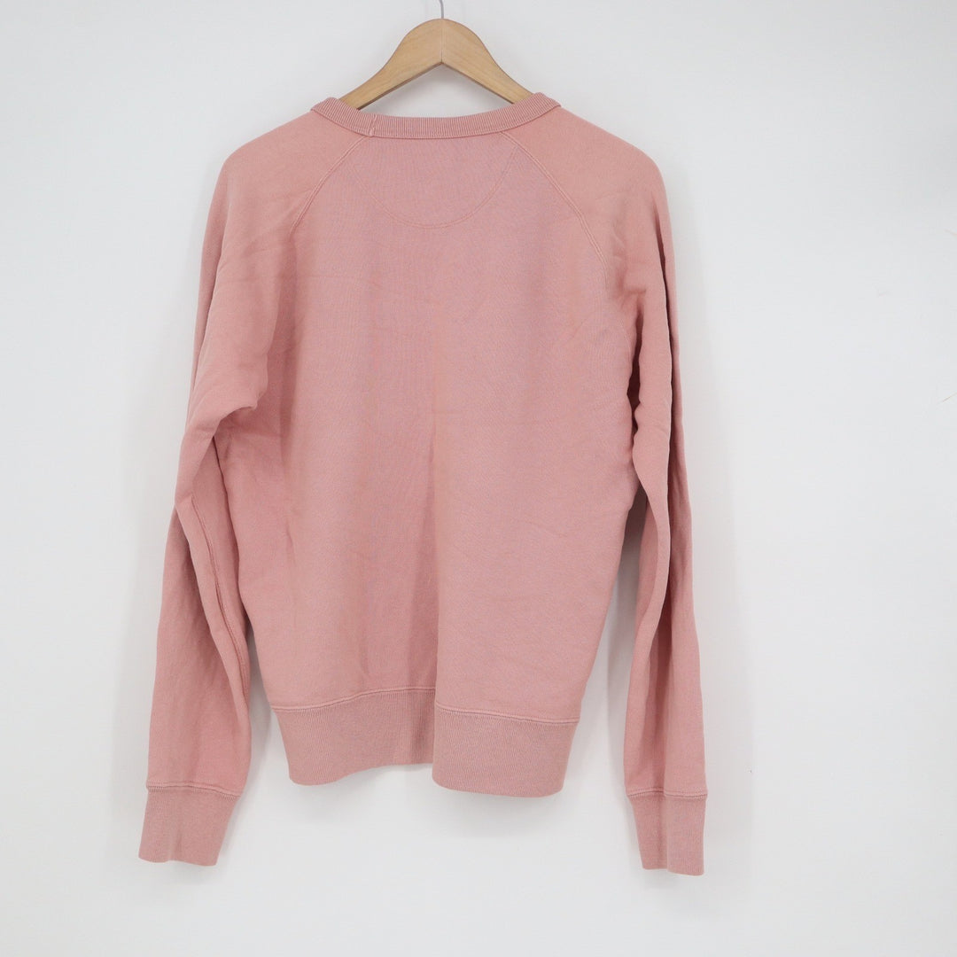 Uniqlo Pink Crew Neck Raglan Sleeve Cotton Sweatshirt Small