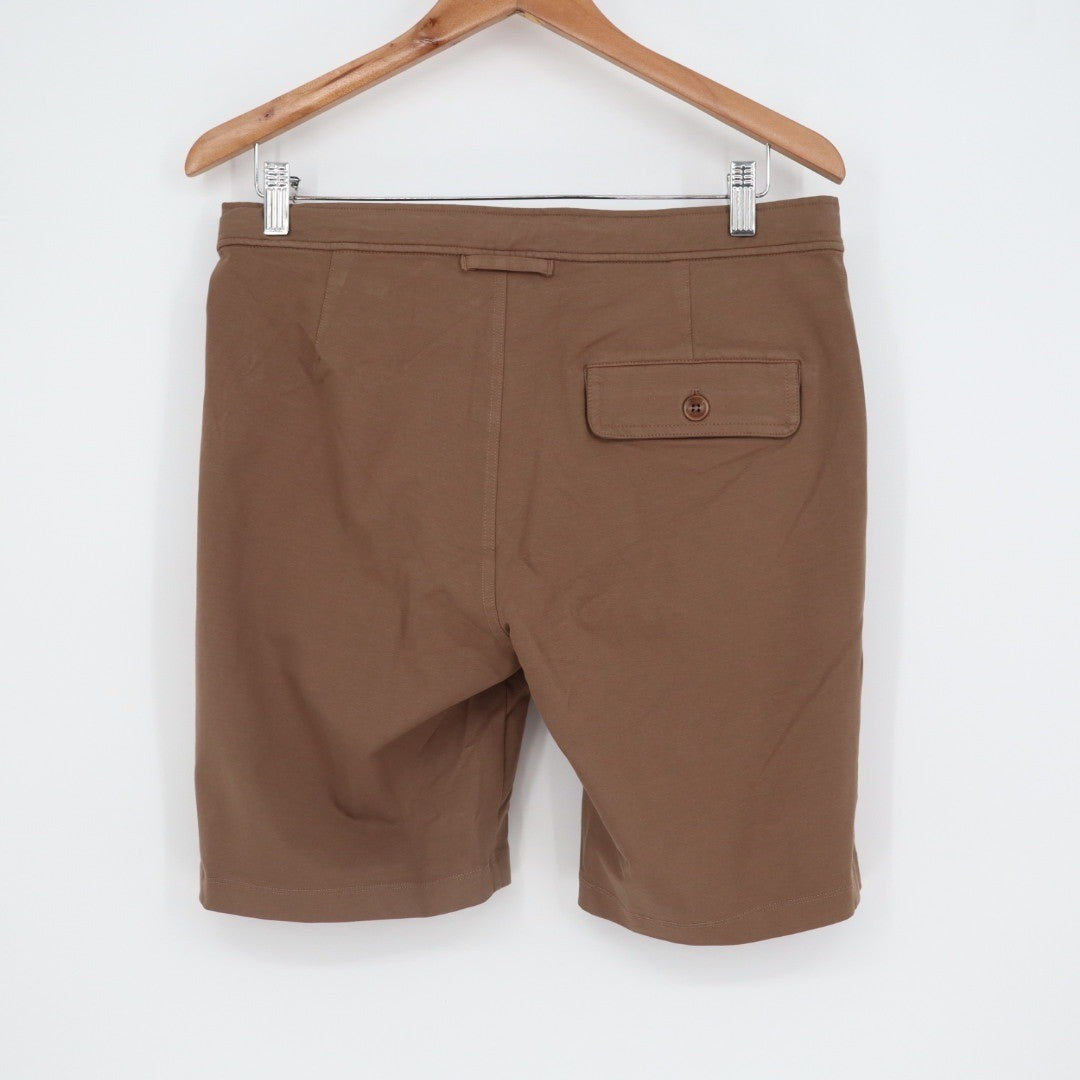 Good Man Brand Mens Casual Shorts Khaki Tan Size S
