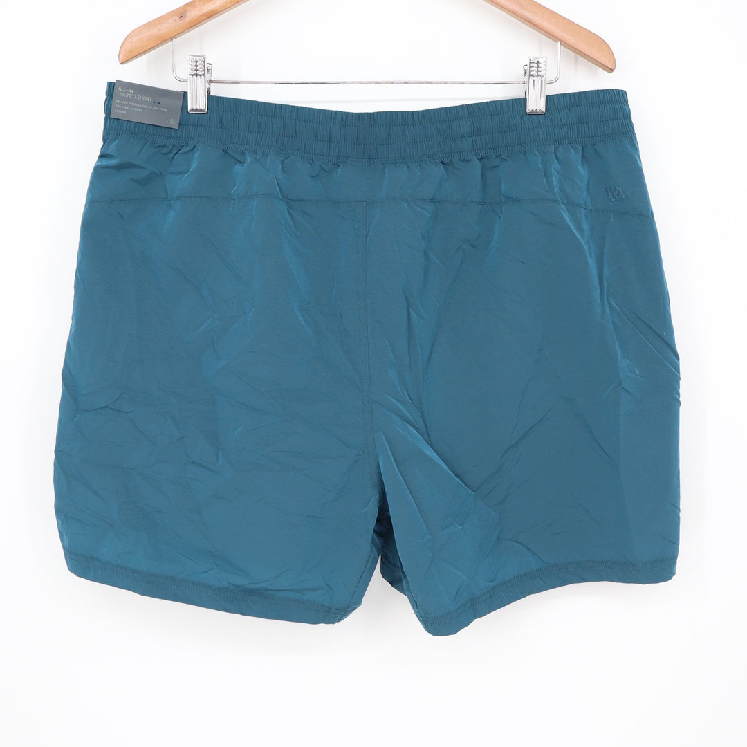 VRST Mens 5" All-In Short Unlined Teal Twilight Shine XL Water Repellent