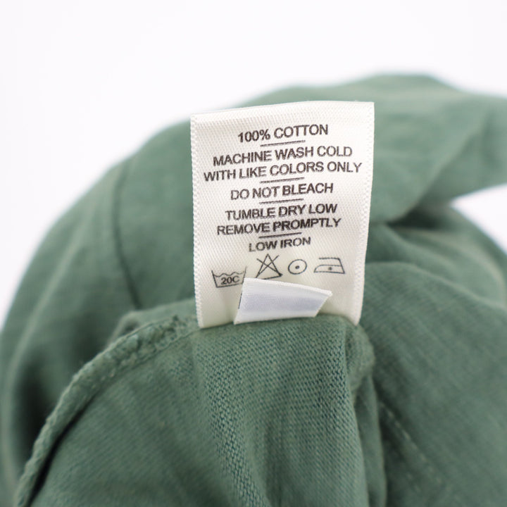 American Giant Premium Slub T-Shirt Mens S Green Cotton Short Sleeve Crew Neck