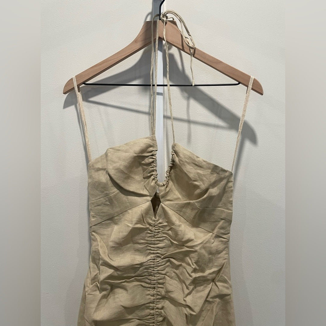 Rumer Estelle Halter Maxi Dress Size M