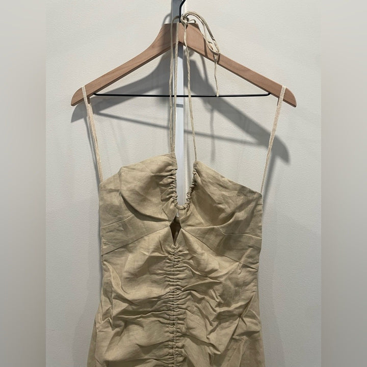Rumer Estelle Halter Maxi Dress Size M