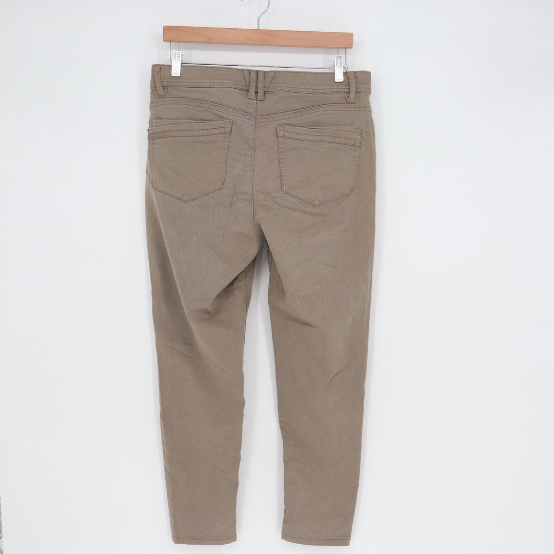 Democracy Ab technology Skinny Pants Taupe Brown Size 10 Stretch