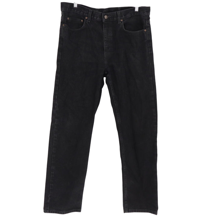 Rustler Regular Fit Black Denim Jeans Mens 33x30 Straight Leg 100% Cotton