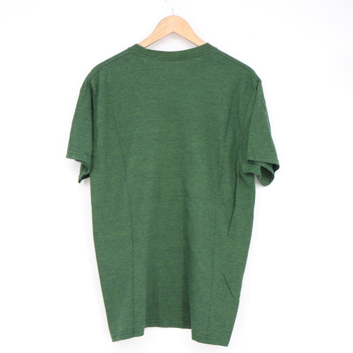Guinness Extra Stout Dublin Graphic T-Shirt Mens Large Green Heathered Tee