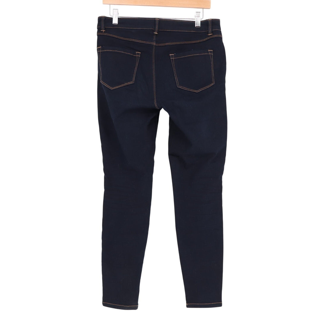 D. Jeans Womens 8 Blue Denim Cotton Stretch Preppy Mid Rise 5-Pockets Skinny Leg