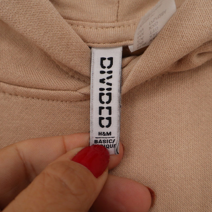 H&M Divided Basic Hoodie Tan Beige Oversized Sweatshirt XXL