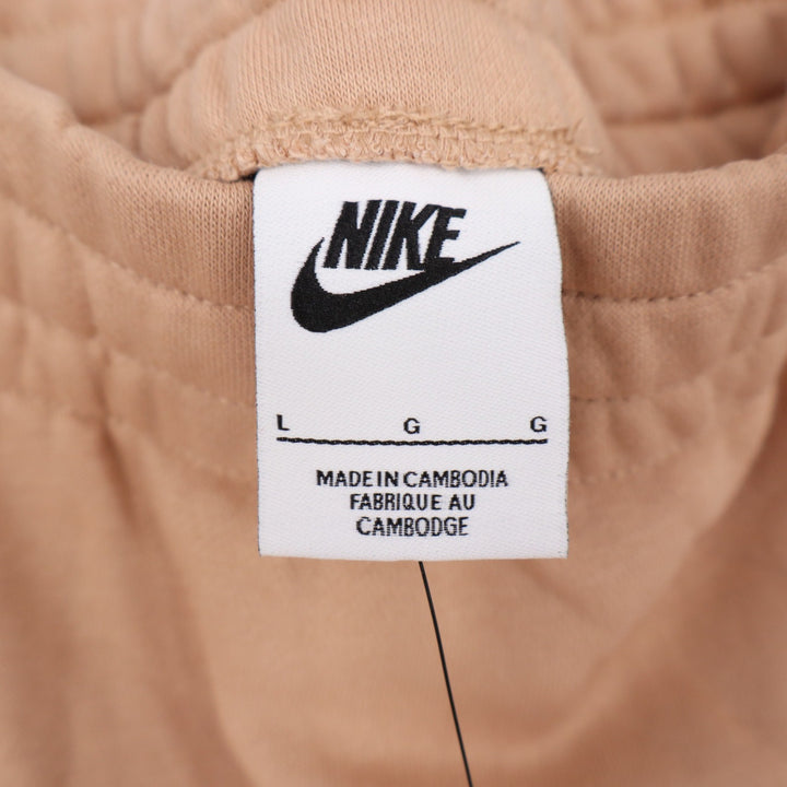 Nike Kids Sportswear French Terry Skirt Tan Beige Size Large L NWT