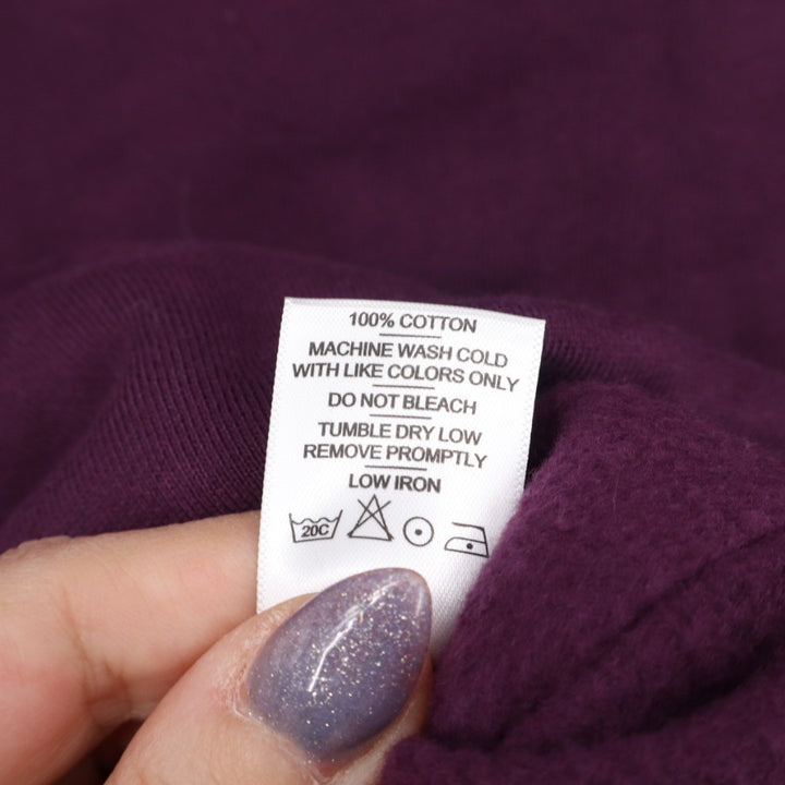 American Giant Midweight Hoodie Womens Small Blackberry Wine Fleece Pullover