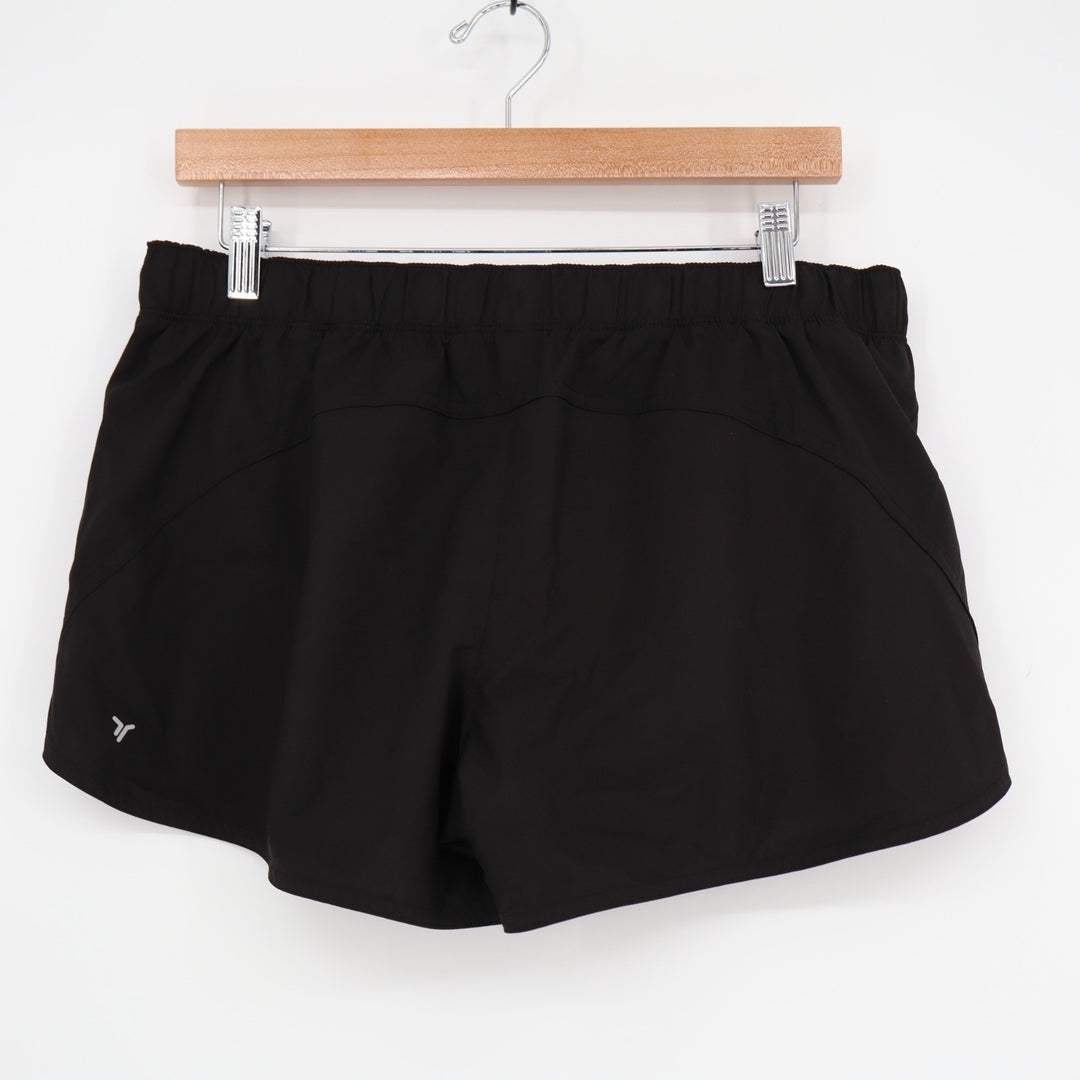 Old Navy Quick Dry Running Shorts Womens Medium Petite Black Stretchtech Active