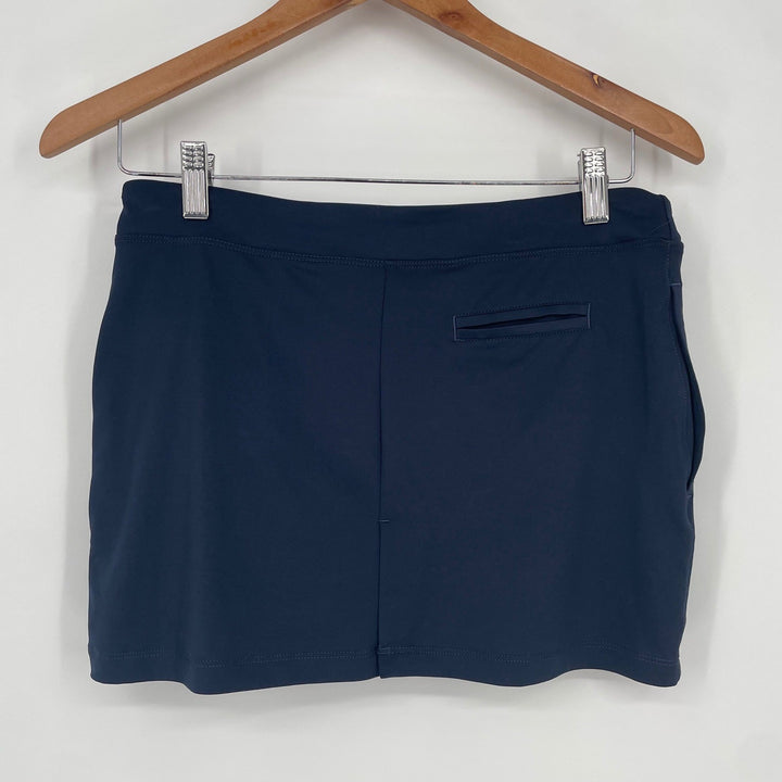 Puma Girls Solid Knit Skirt Navy Blue L Athletic Golf Tennis School Uniform