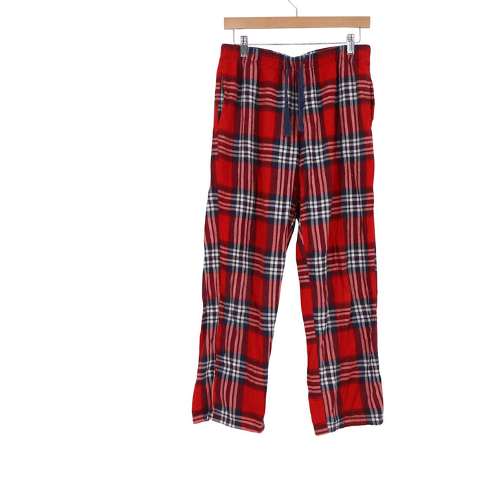 Stars Above Perfectly Cozy Flannel Pajama Pants Red Blue Plaid Small