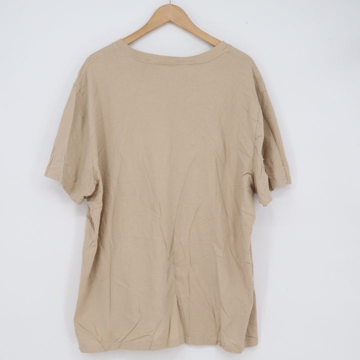 Old Navy Mens XXL Soft-Washed Cotton T-Shirt Tan Khaki Short Sleeve Crewneck