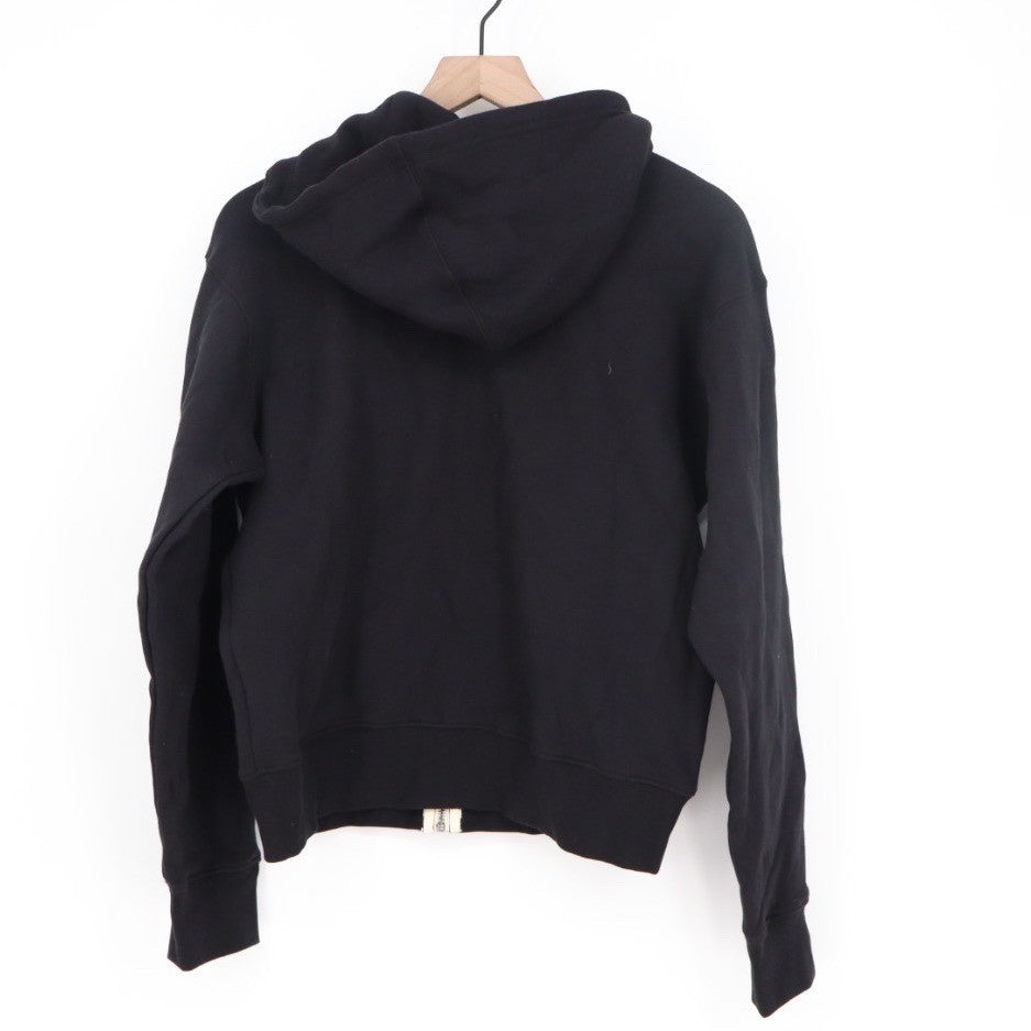 American Giant Black Full Zip Hoodie Sweatshirt Made in USA Size S