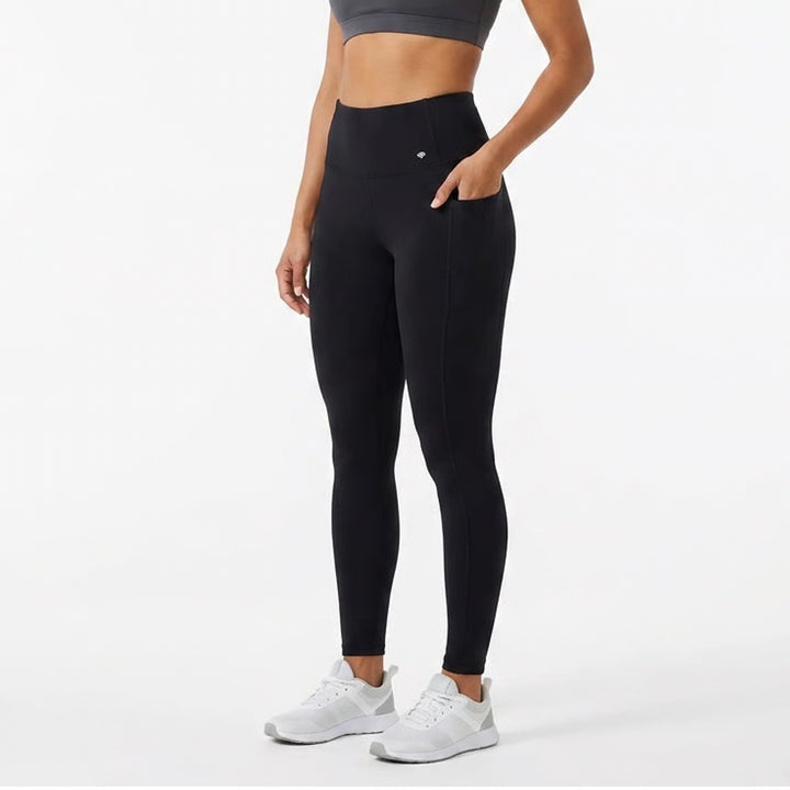 Mondetta Performance Luxury Black High Waisted Leggings with Pockets Small