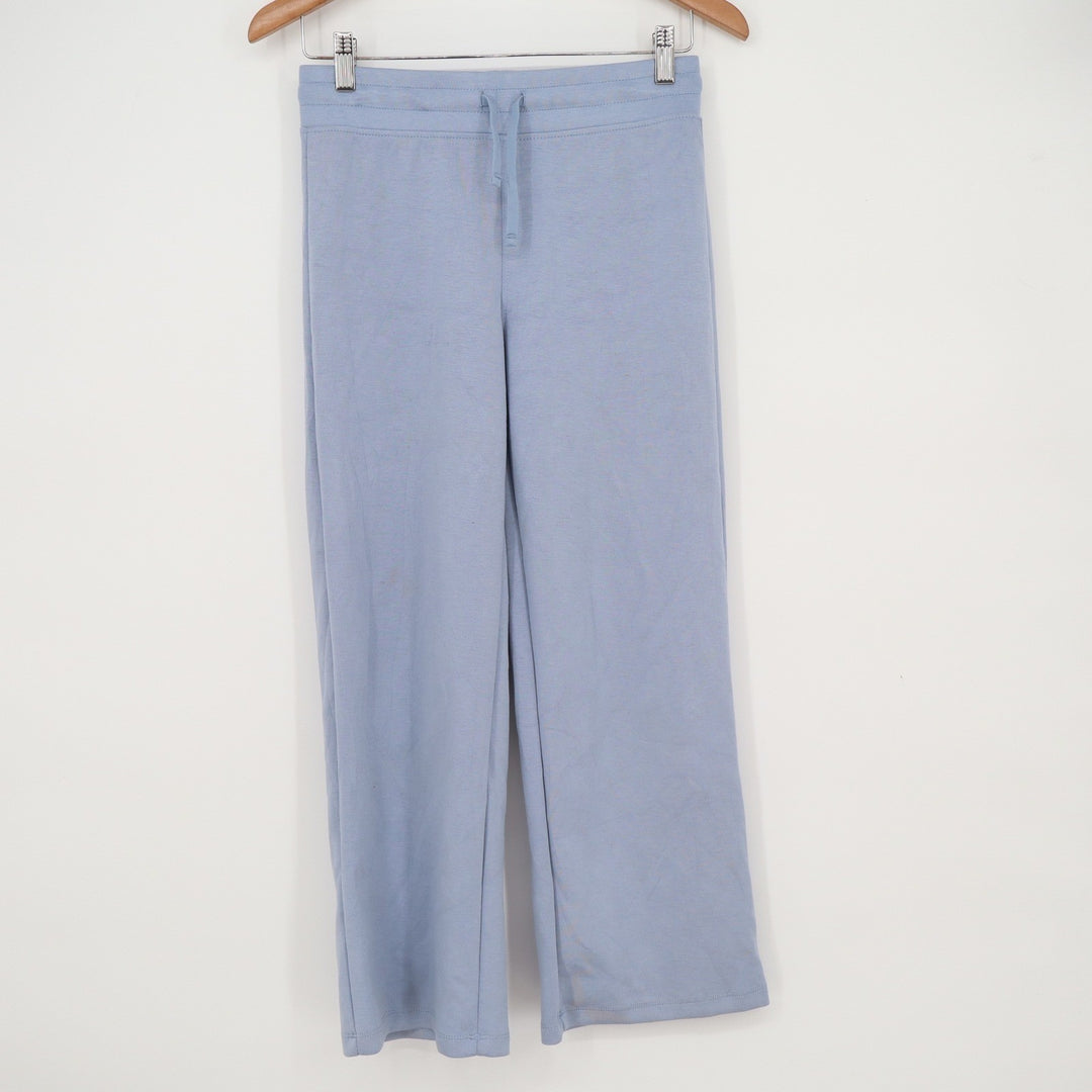 Yogalicious Girls Scuba Lanston Pant Light Blue Wide Leg Joggers Size L 12