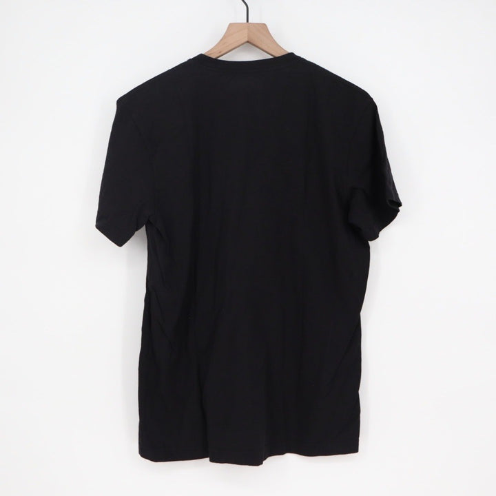 AMERICAN GIANT Mens Black Crew Neck T Shirt Size M Made in USA Cotton