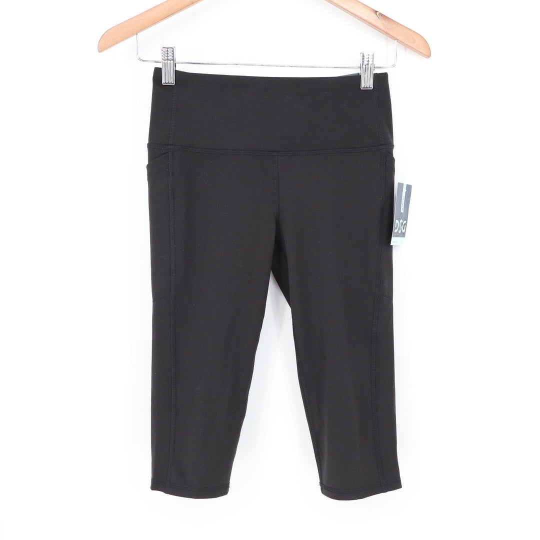 DSG Momentum High Rise Crop Leggings Pure Black XS NWT