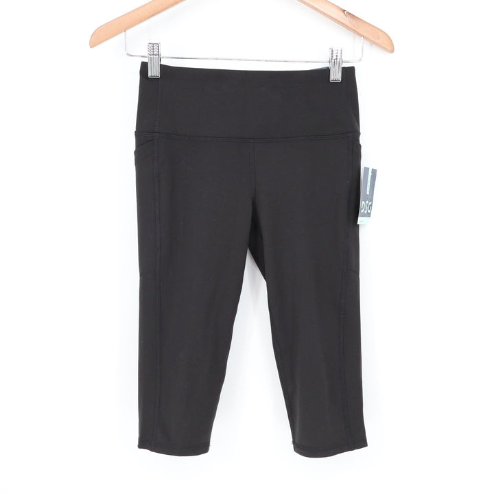 DSG Momentum High Rise Crop Leggings Pure Black XS NWT