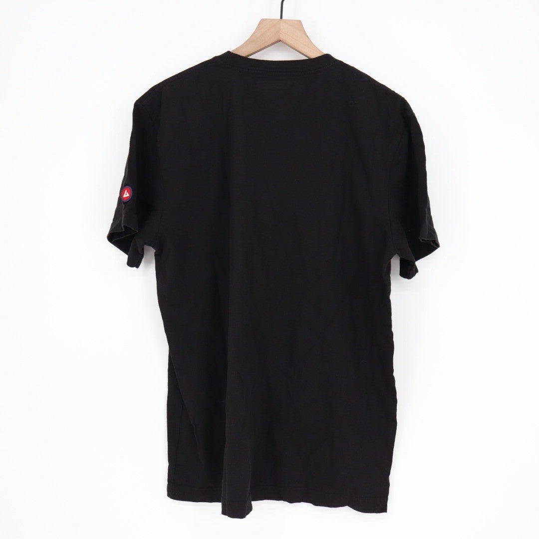 American Giant Mens Black Crew Neck Short Sleeve T Shirt Size Large Made USA