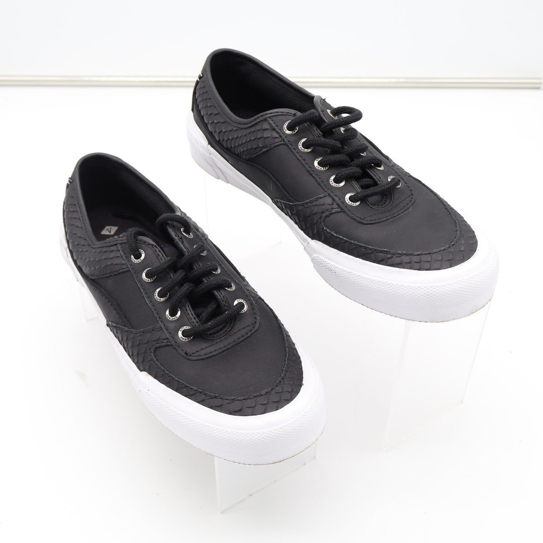Sperry Top-Sider Crest Vibe Black Python Embossed Sneakers STS86635 Womens 8