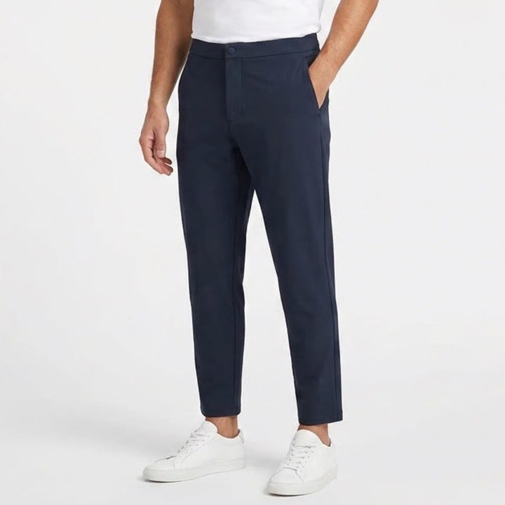 VRST Mens Limitless Slim Taper Pant Dark Navy Blue Size L NWT