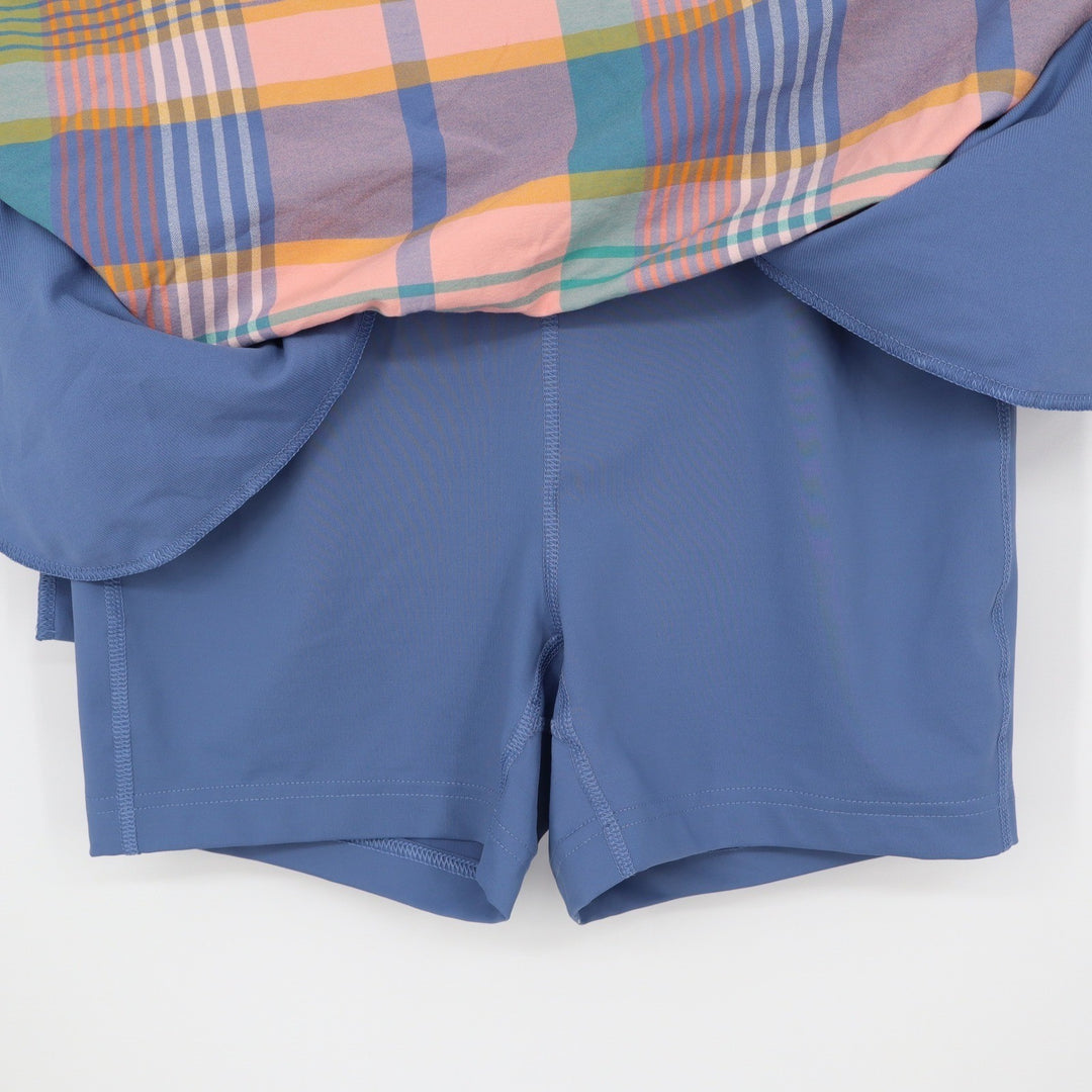 Walter Hagen Womens XS Modern Madras Plaid Lightweight Core Golf Skort P11 16"