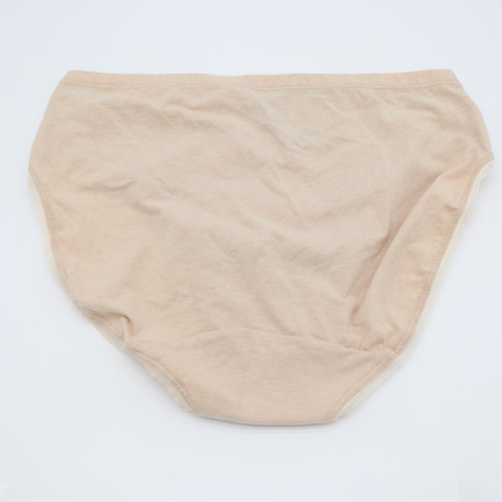 Bali DFLEHC Breathable Cotton Hi-Cut Panty Womens XL Nude Beige Cotton Stretch