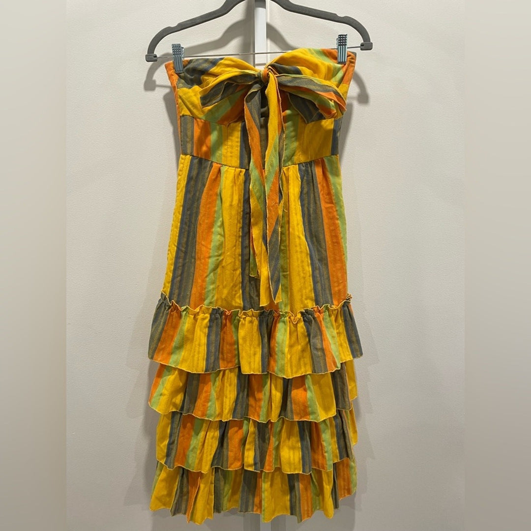 La Maison Talulah Strapless Imperial Midi Dress Size XS
