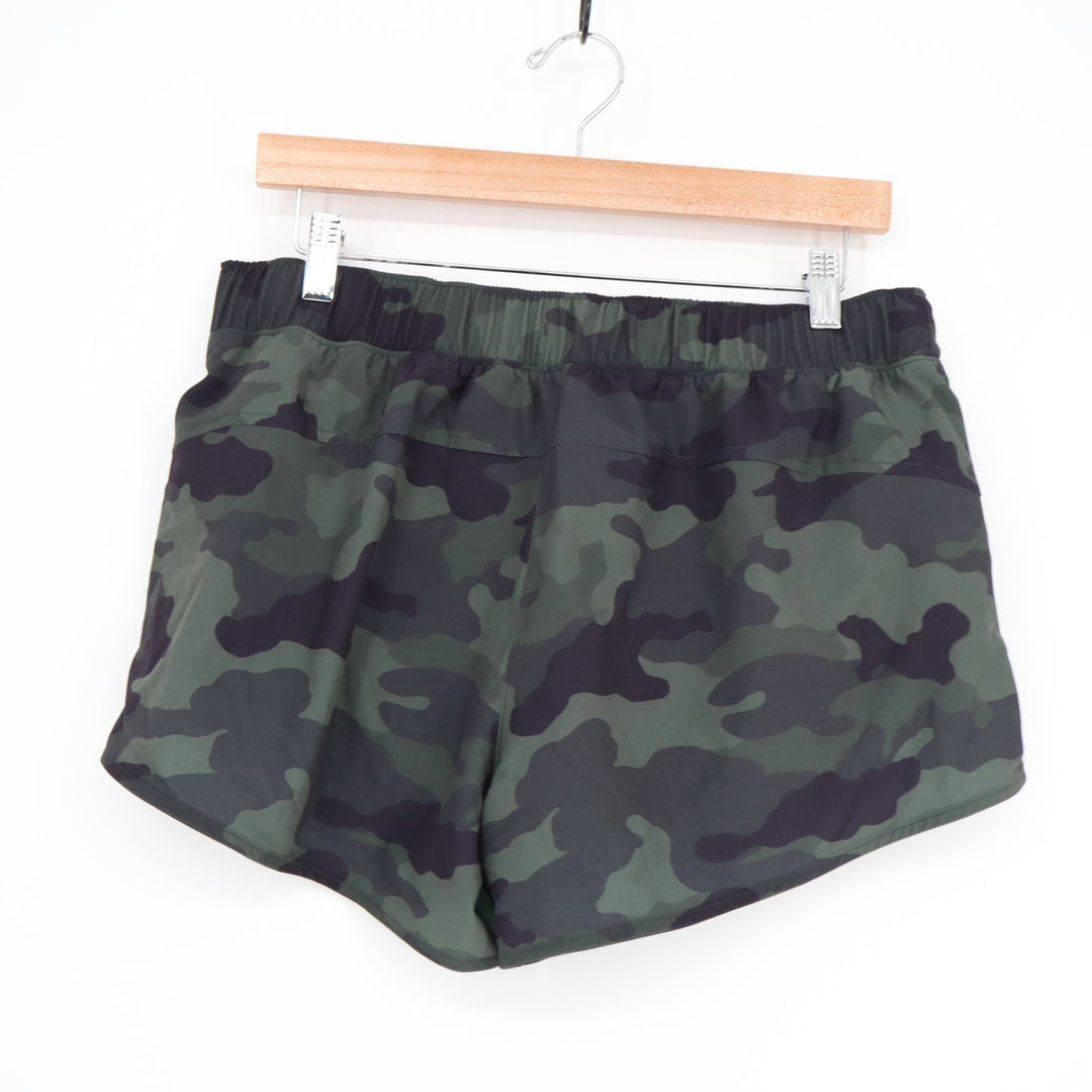 Old Navy Quick Dry Running Shorts Womens Medium Petite Black Stretchtech Active