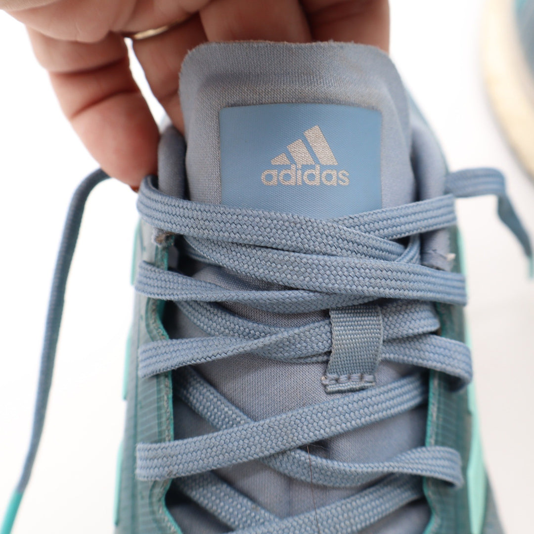 Adidas Solar Glide Womens Blue Mint Green Running Shoes Size 8.5